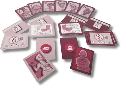 Megacorpin Games Awkward Guests 2: The Berwick Cases - Mystery Deduction Board Game | Murder Investigation, Crime Solving, Replayable Strategy Game for Adults & Teens Game in English