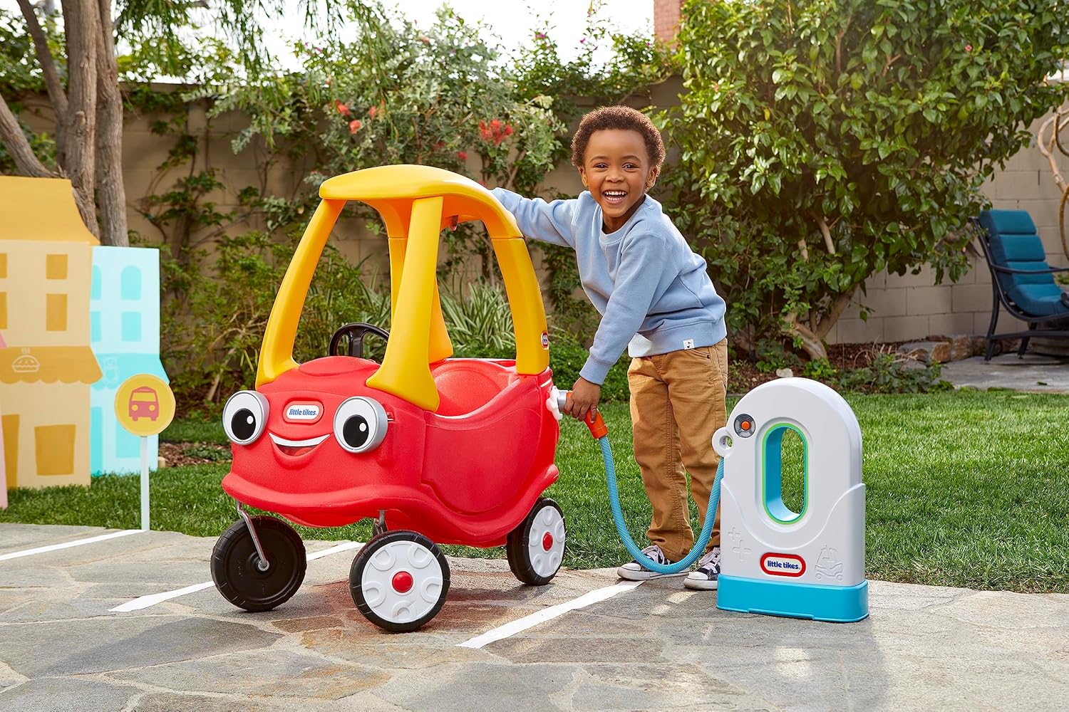 Little Tikes Cozy Stazione di Ricarica con Luci e Suoni Interattivi - Gioco Creativo - Adatto a Bambini di Età Compresa tra 18 Mesi e 5 Anni