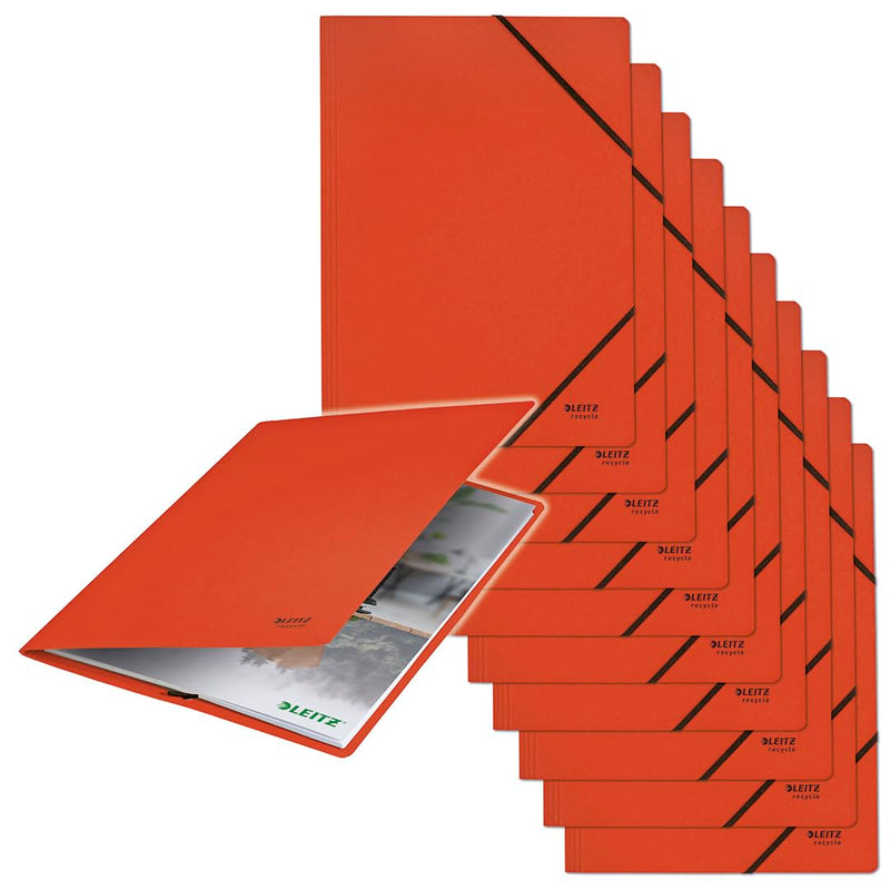 L:Elastic Folder Recycle A4 red