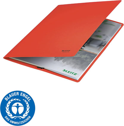 L:Elastic Folder Recycle A4 red