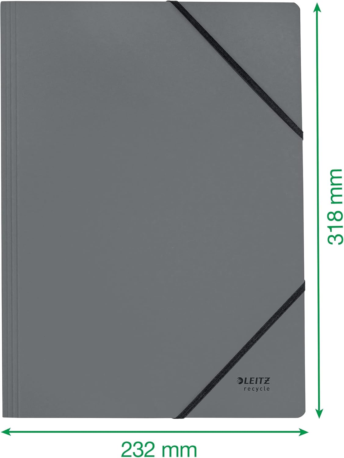 L:Elastic Folder Recycle A4 Blue