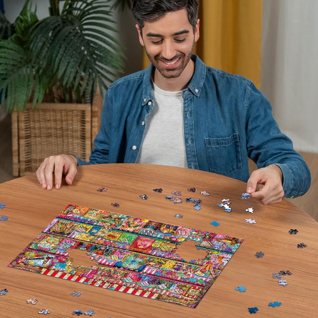 Ravensburger The Sweet Shop 500 Piece Jigsaw Puzzle for Adults and Kids Age 10 Years Up