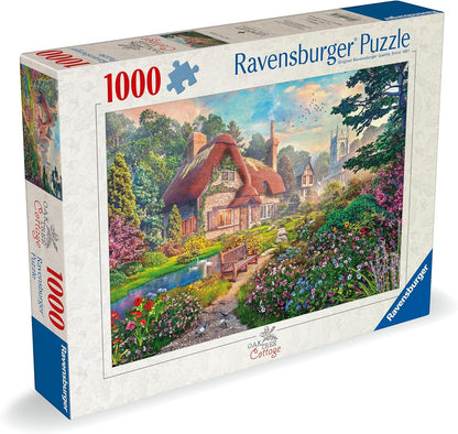 Ravensburger Oak Tree Cottage 1000 piece Jigsaw Puzzle for Adults and Kids Age 12 and Up