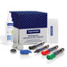 magnetoplan Whiteboard Zubehör-Set, Medium | Praktisches Set für Präsentationen | Inkl. Whiteboard Marker, Reiniger, Tafellöscher und Magnete | Perfekt für Büro, Schule und Zuhause