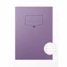 Silvine BACOFF Recycled Exercise Book A4 - Color: Purple