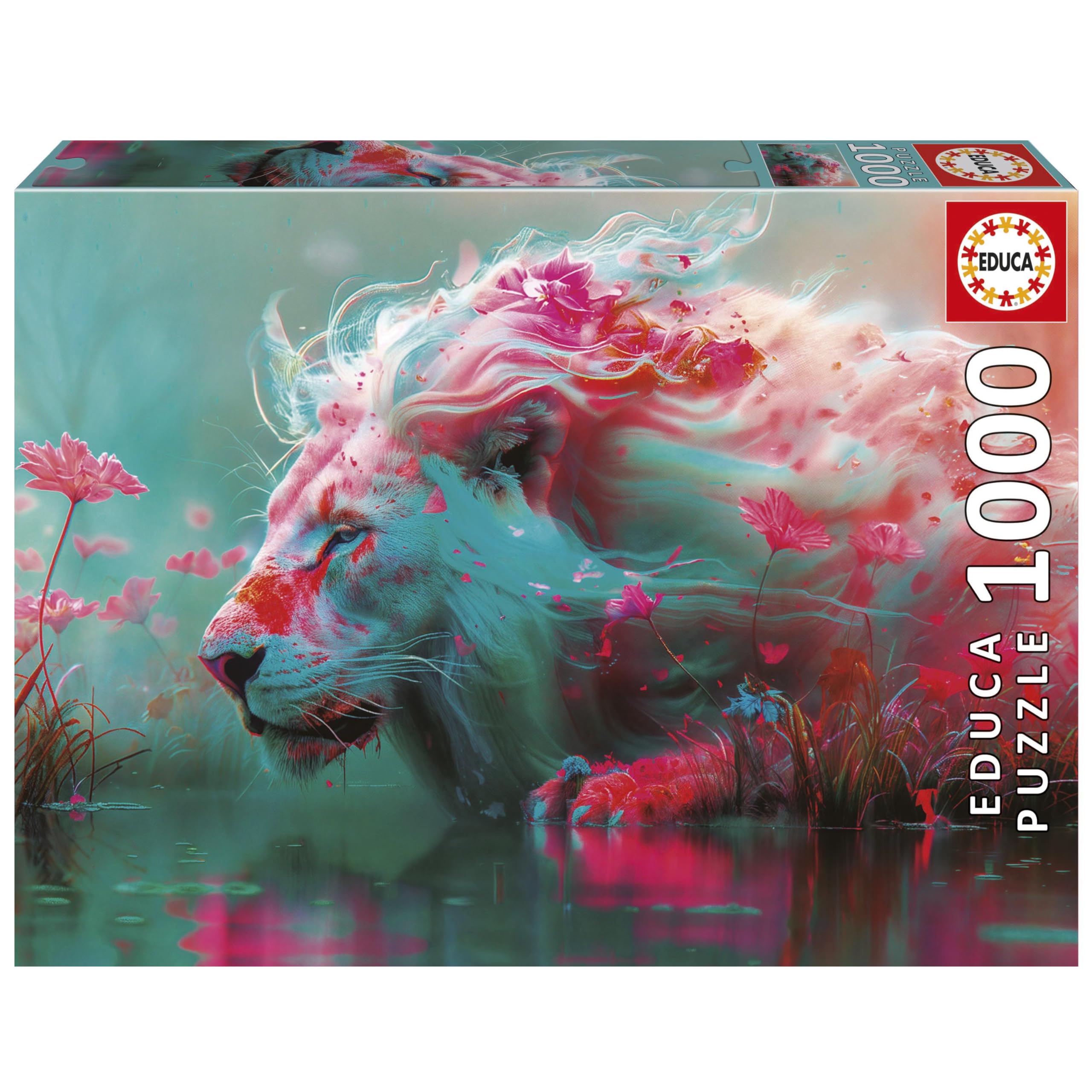 Educa - 1000 Piece Jigsaw Puzzle for Adults | King of Flowers. Includes Fix Puzzle Glue. Dimensions: 68 x 48 cm. Ages 14 and up (20235