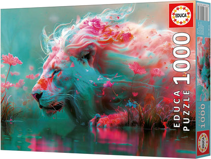 Educa - 1000 Piece Jigsaw Puzzle for Adults | King of Flowers. Includes Fix Puzzle Glue. Dimensions: 68 x 48 cm. Ages 14 and up (20235