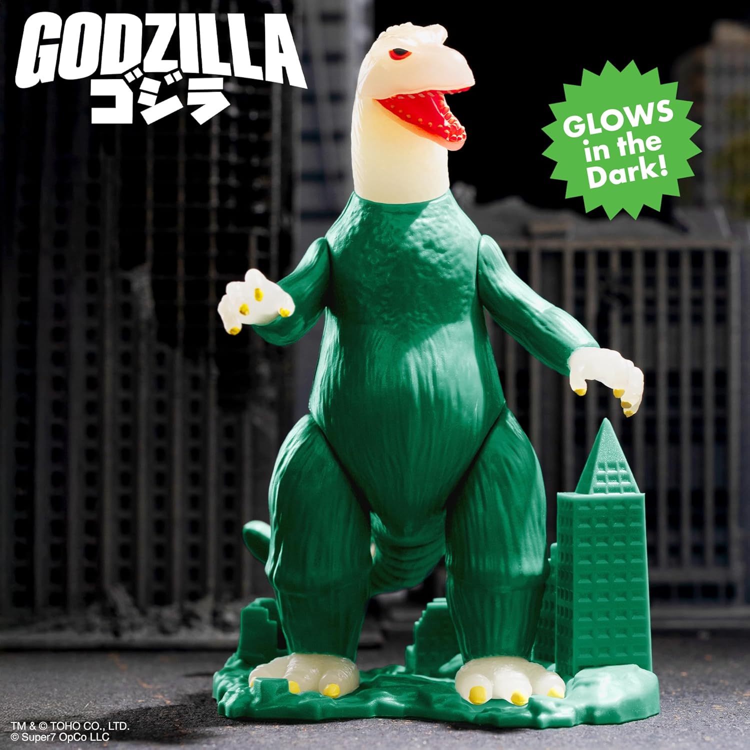 Super7 Toho Reaction Figures - Godzilla Model Kit (Glow) Action Figure