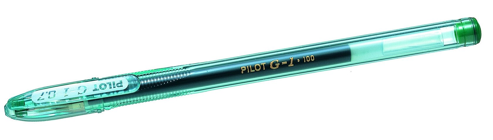Pilot G107 Gel Ink Rollerball Pen with 0.7 mm Tip - Green (Pack of 12