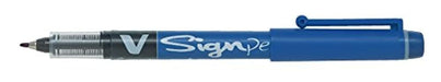 Pilot 301101203 V Sign Pen Liquid Ink 2.0 mm Tip - Blue - Pack of 12