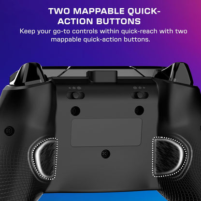 Turtle Beach Afterglow Wave Zwart Bekabelde RGB-Gamingcontroller – Gelicentieerd voor Xbox Series X en S, Xbox One en Windows – Toewijsbare knoppen, Hall-Effect-Hairtriggers, Audiobediening