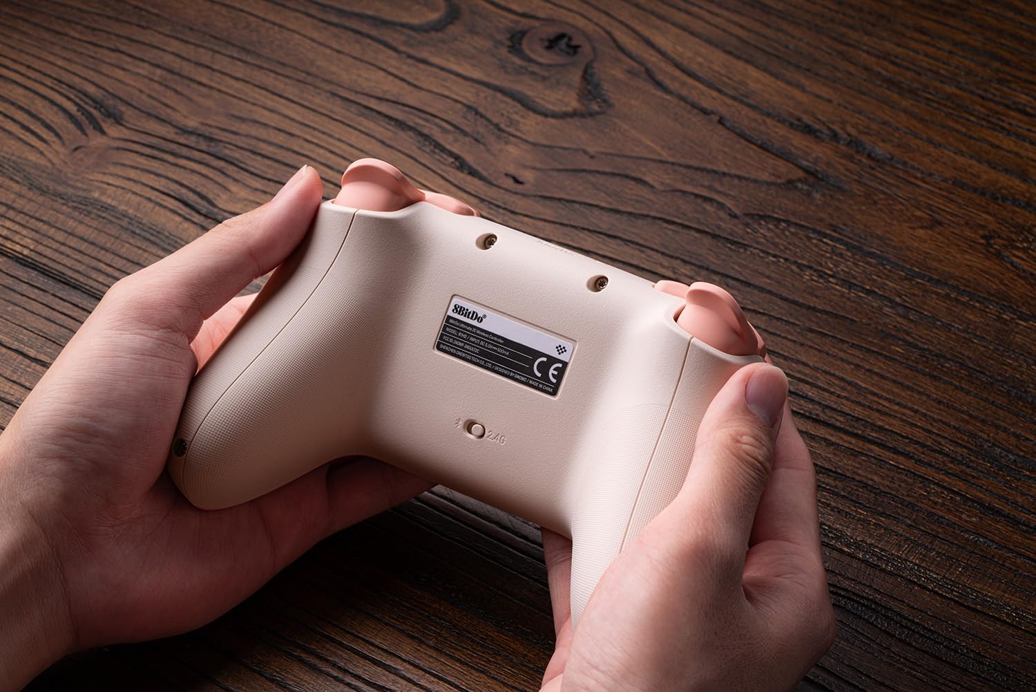8Bitdo Ultimate 2C Wireless Controller for Windows PC and Android, with 1000Hz Polling Rate, Hall Effect Joysticks and Hall Triggers, and Remappable L4/R4 Bumpers (Peach