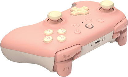 8Bitdo Ultimate 2C Wireless Controller for Windows PC and Android, with 1000Hz Polling Rate, Hall Effect Joysticks and Hall Triggers, and Remappable L4/R4 Bumpers (Peach