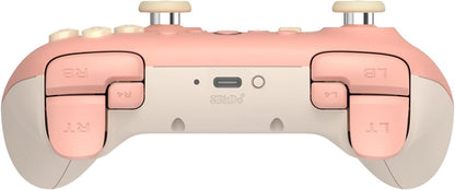 8Bitdo Ultimate 2C Wireless Controller for Windows PC and Android, with 1000Hz Polling Rate, Hall Effect Joysticks and Hall Triggers, and Remappable L4/R4 Bumpers (Peach