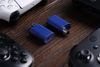 8BitDo Bluetooth Retro Receiver for NGC, Wii and Windows, Compatible with Xbox Series Controller, Xbox One Bluetooth Controller, Switch Pro and PS5/PS4 Controller