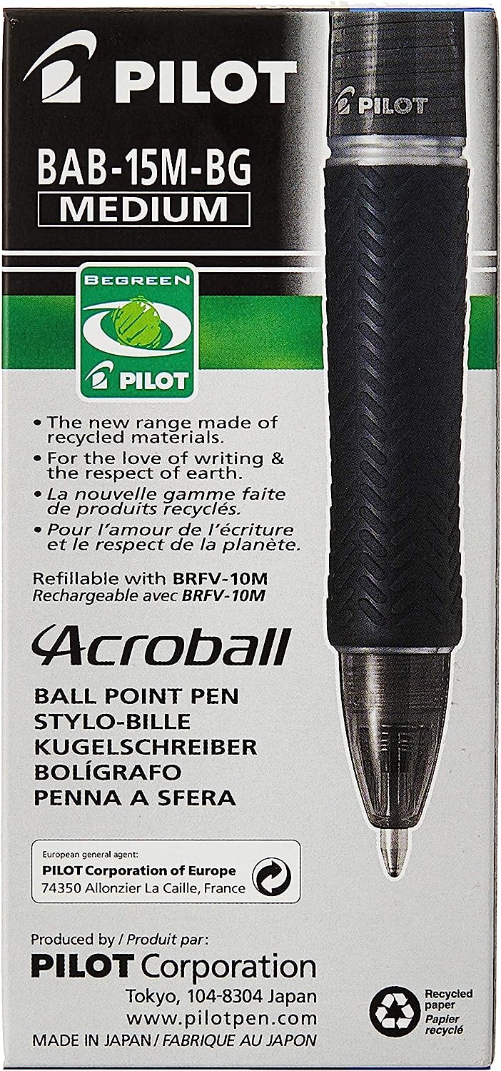 Pilot 31445PT Retractable Ballpoint Pen - Blue (Pack of 10