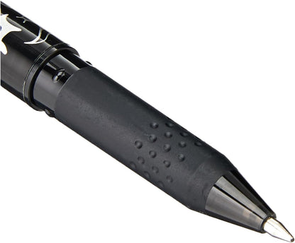 Pilot Frixion Erasable Rollerball Pen, 0.7 mm Tip - Black, Box of 12