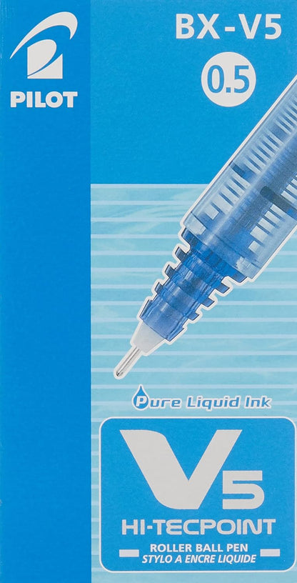 Pilot V5 Liquid Ink Rollerball 0.5 mm Tip (Box of 12