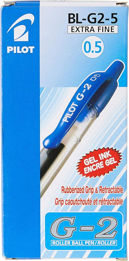 Pilot 040101203 G205 Retractable Gel Rollerball 0.5 mm Tip (Box of 12