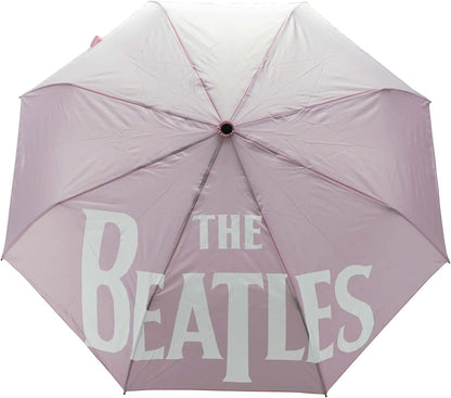 The Beatles Umbrella Drop T Logo -- Pink