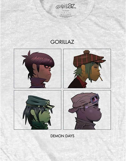 T-Shirt # Medium Unisex White # Demon Days