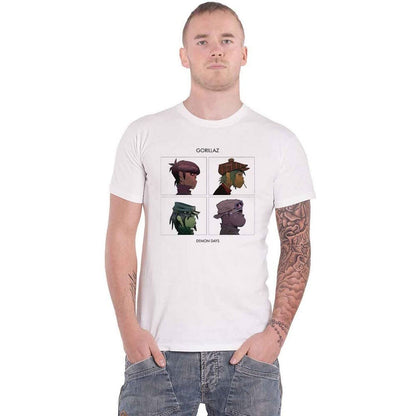 T-Shirt # Medium Unisex White # Demon Days