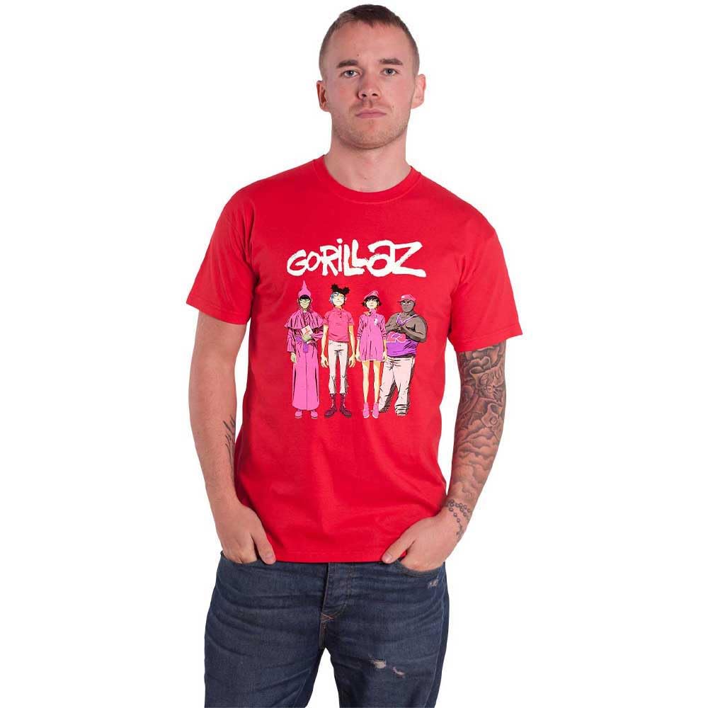 T-Shirt # Medium Unisex Red # Cracker Island Standing Group