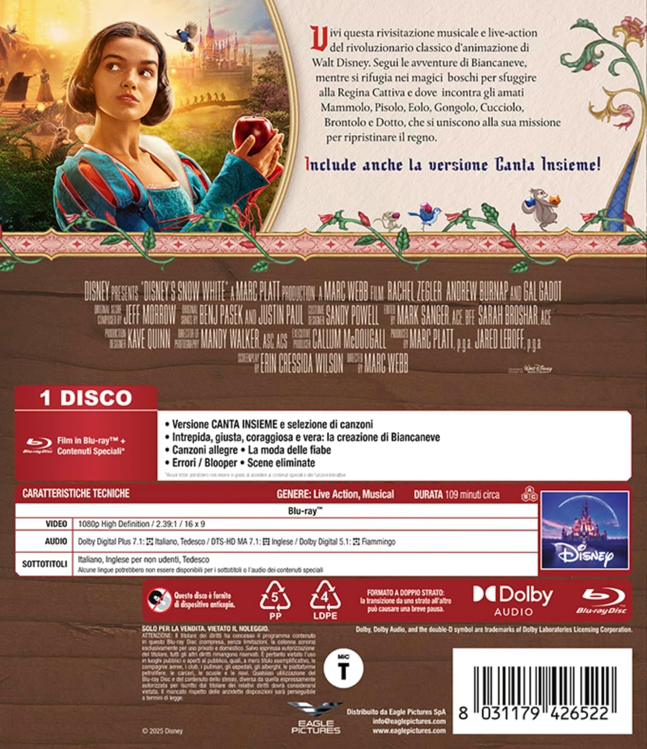 Biancaneve - Live Action - Bd
