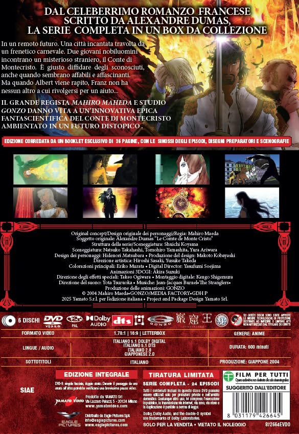 Il Conte Di Montecristo - Anime - (6 Dvd