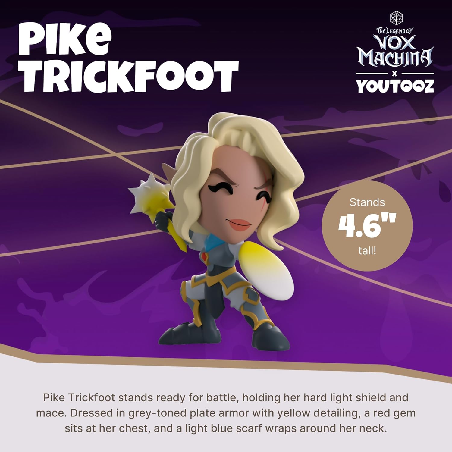 Youtooz Pike Trickfoot 4.6" Vinyl Figure – Collectible Pike Trickfoot ROM The Legend of Vox Machina