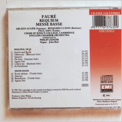 Victoria De Los Angeles - Faure: Requiem & Messe Basse