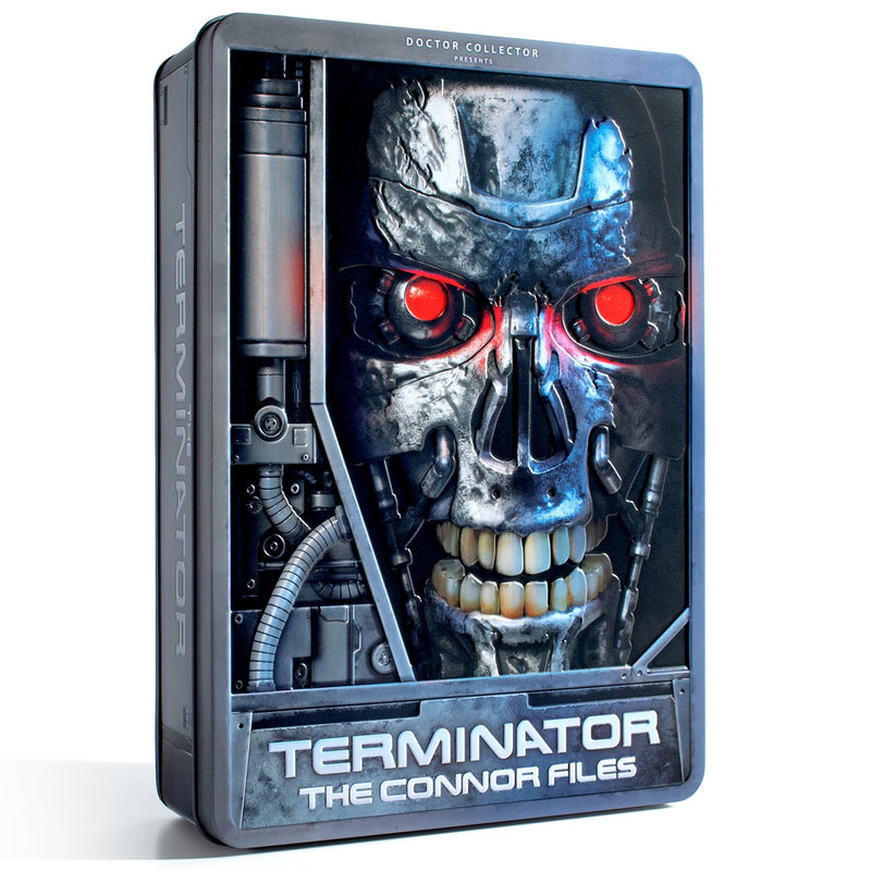 Doctor Collector Terminator The Connor Files Kit, Collectible Edition with exclusive accessories in a metal box