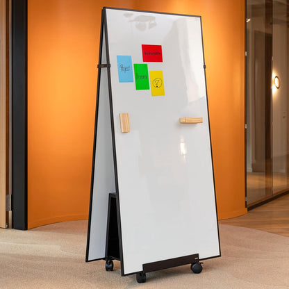 SIGEL MU103 Magnetic Notes, Pack of 25, 10 x 15 cm, 5 of Each in Blue/Yellow/Green/Orange/Red, Magnetic Paper, for Agile Work, for Marking and Attaching to Whiteboards