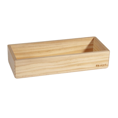 SIGEL BA400 Pen tray, Beige, 17,5 x 4 cm, solid wood pine, integrated magnets, for magnetic WhiteBoards and Glass Boards