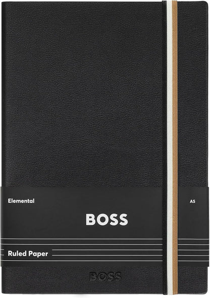 Hugo Boss Notebook A5 Iconic Black Lined