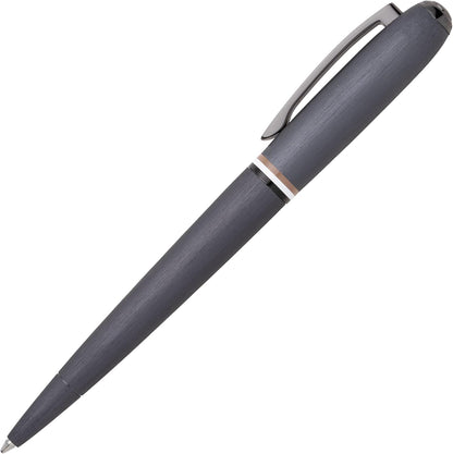 Hugo Boss Contour Iconic HSH3414D Ballpoint Pen Brass and Aluminium Length: 13.6cm, Cool Green