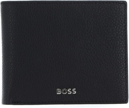 BOSS Hugo Classic Grained Wallet Black, Black, RFID, Black, RFID