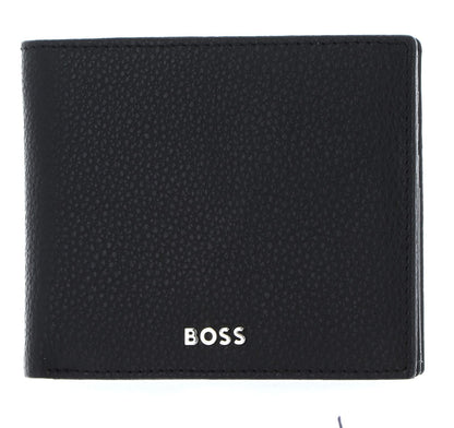 BOSS Hugo Classic Grained Wallet Black, Black, RFID, Black, RFID