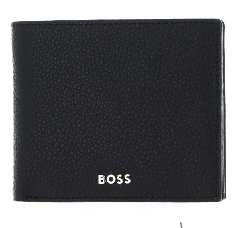 BOSS Hugo Classic Grained Wallet Black, Black, RFID, Black, RFID