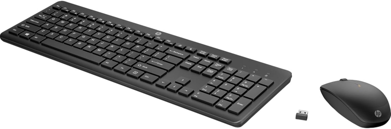 HP 235 Wireless Mouse and Keyboard Combo,Black