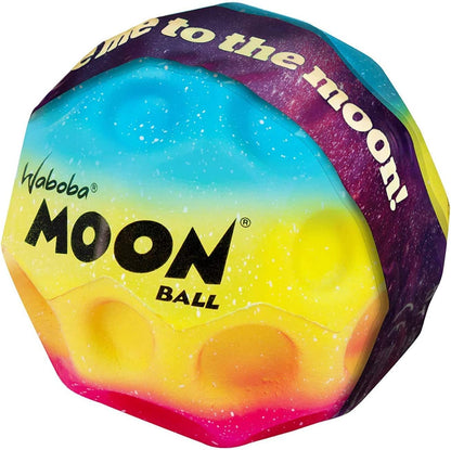 Waboba Gradient Moon Ball-Bounces Out of This World-Original Patented Design-Craters Make Pop Sounds When It Hits The Ground-Easy to Grip, Multi Colour, One Size