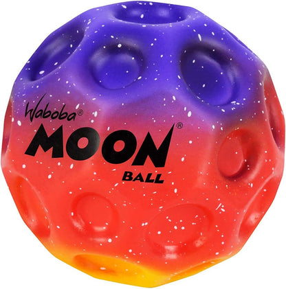 Waboba Gradient Moon Ball-Bounces Out of This World-Original Patented Design-Craters Make Pop Sounds When It Hits The Ground-Easy to Grip, Multi Colour, One Size