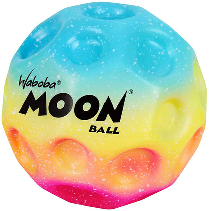 Waboba Gradient Moon Ball-Bounces Out of This World-Original Patented Design-Craters Make Pop Sounds When It Hits The Ground-Easy to Grip, Multi Colour, One Size