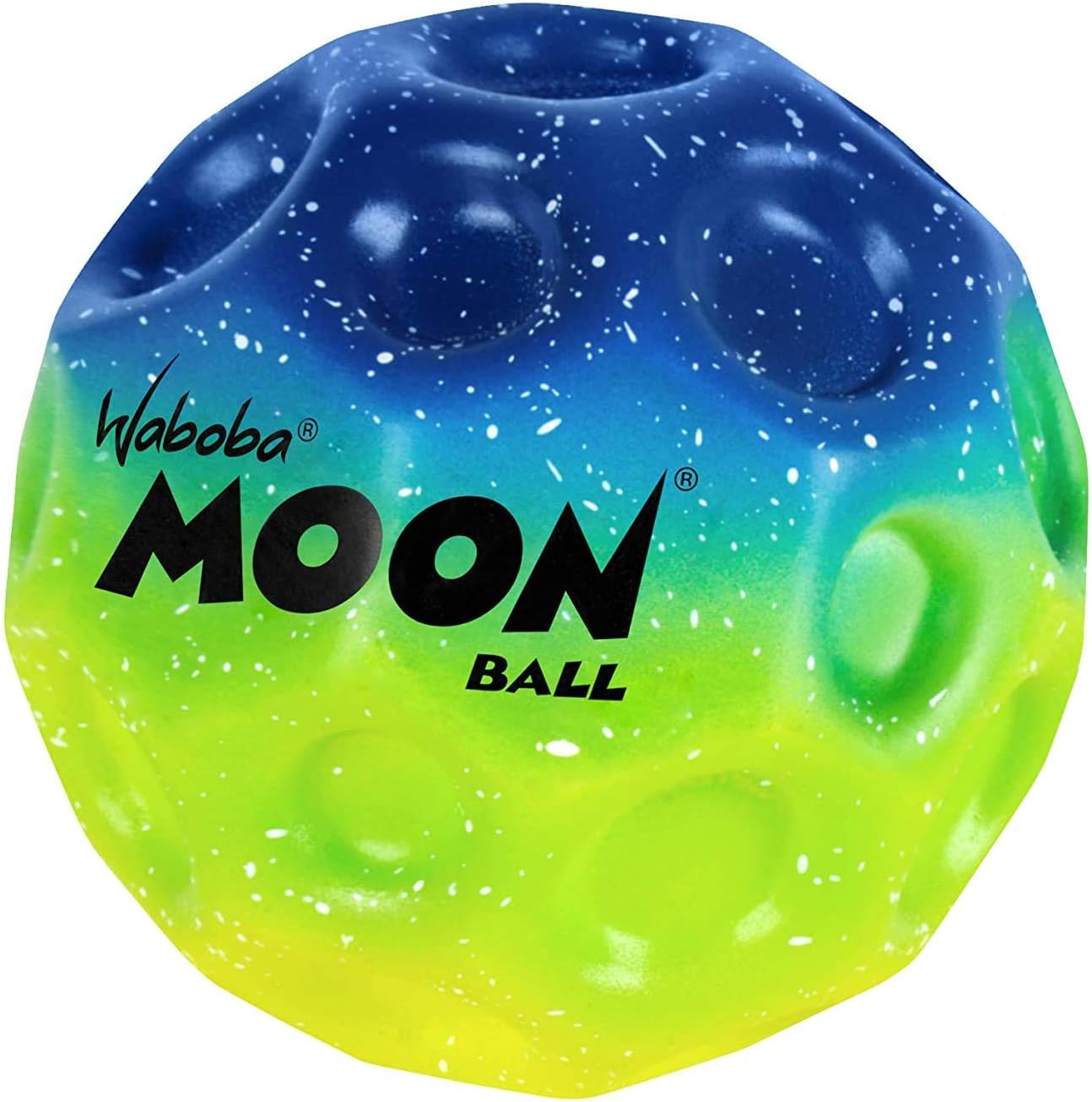 Waboba Gradient Moon Ball-Bounces Out of This World-Original Patented Design-Craters Make Pop Sounds When It Hits The Ground-Easy to Grip, Multi Colour, One Size