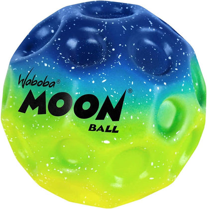 Waboba Gradient Moon Ball-Bounces Out of This World-Original Patented Design-Craters Make Pop Sounds When It Hits The Ground-Easy to Grip, Multi Colour, One Size