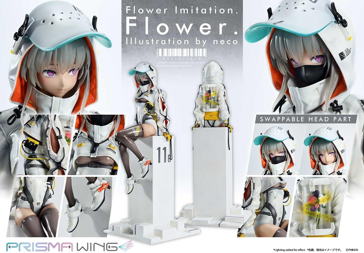 Flower Imitation statuette PVC 1/7 Prisma Wing Flower Illustration by Neco 28 cm