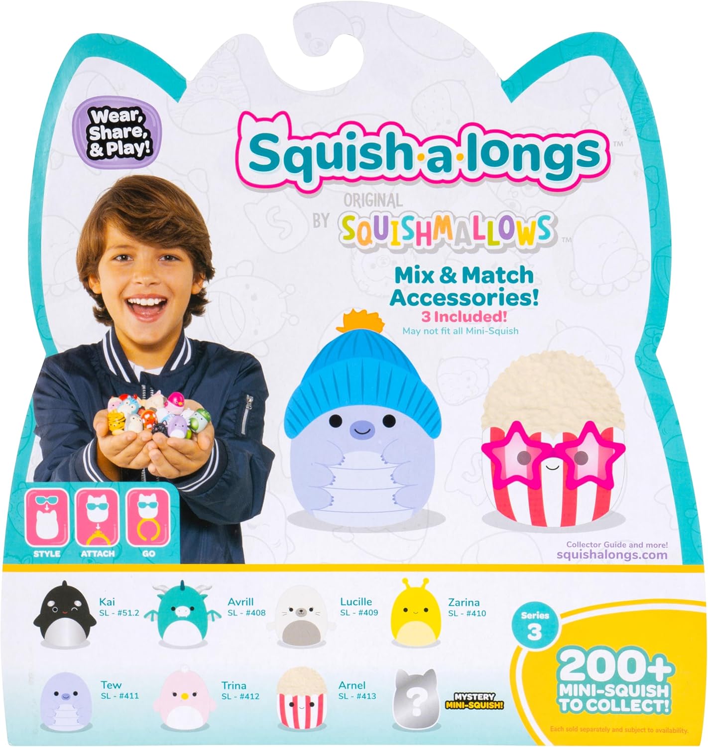 ** Squishalongs - 8 Pack (Style 2) W3