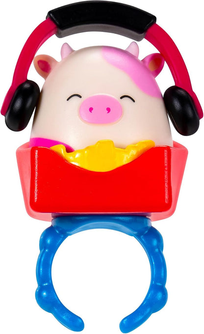 Squish-a-longs Mini-Squish 14-Pack (Wave 3, Style 1) - Pink Cow, Green Caterpillar, Rainbow Chameleon