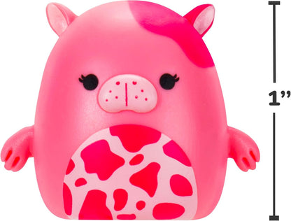 Squish-a-longs Mini-Squish 14-Pack (Wave 3, Style 1) - Pink Cow, Green Caterpillar, Rainbow Chameleon
