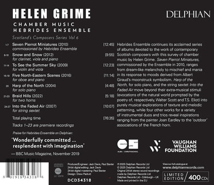 Helen Grime: Chamber Music